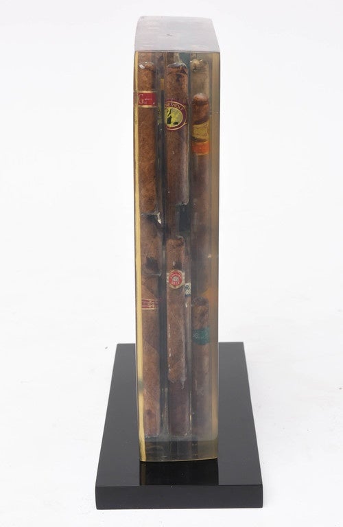 Résine Sculpture de cigares Arman en vente