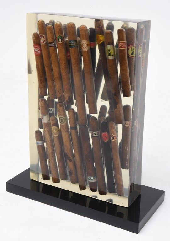 Late 20th Century Arman Cigar Sculpture For Sale
