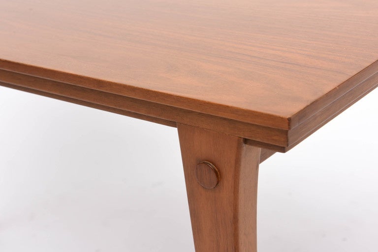 T.H.Robsjohn-Gibbings Rectangular Trapeza Table For Sale 2