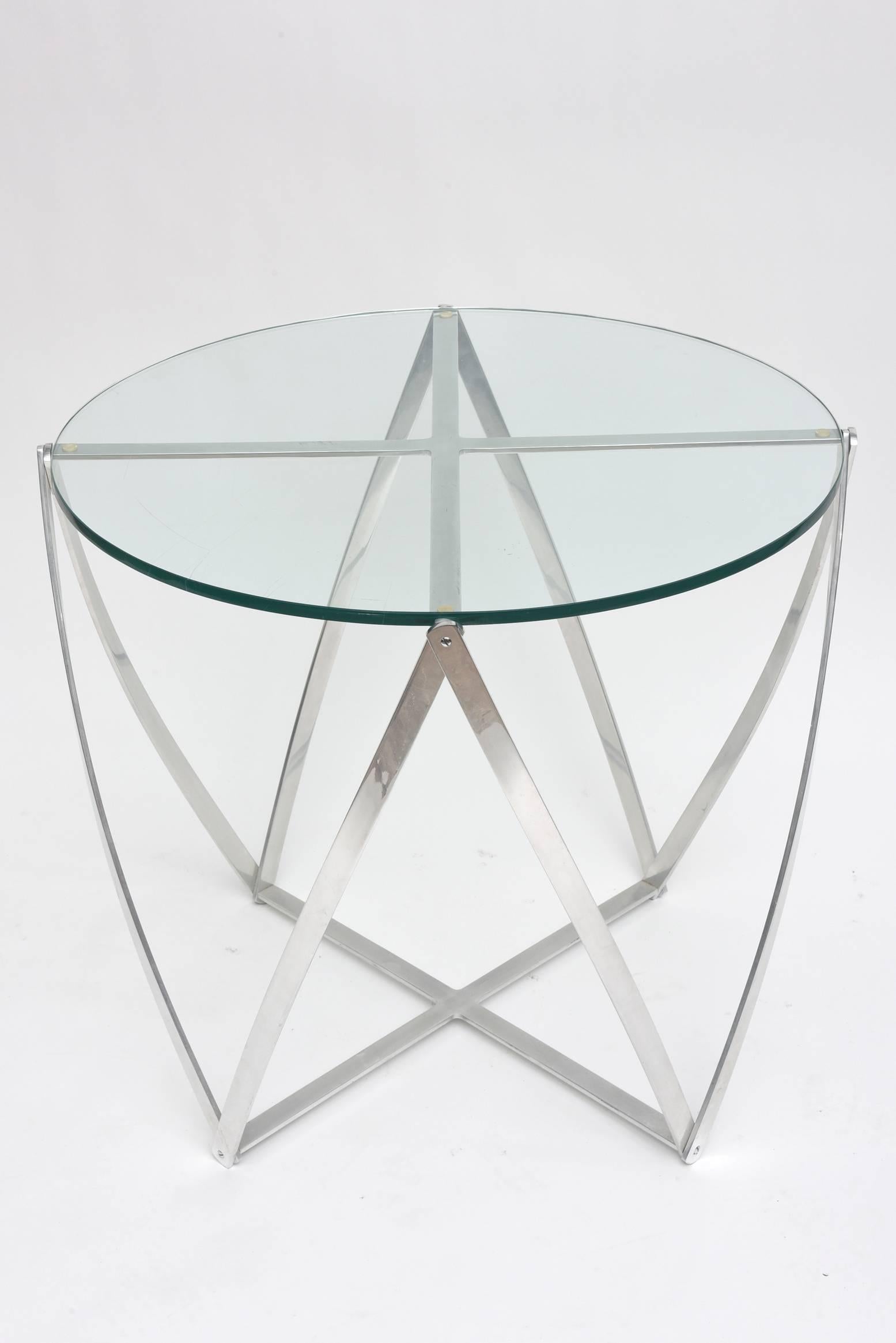 John Vesey spool table, this is the larger version of this table.