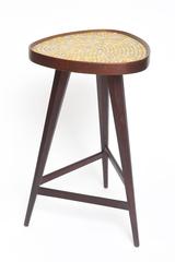 Edward Wormley Murano Glass Tile Top Table