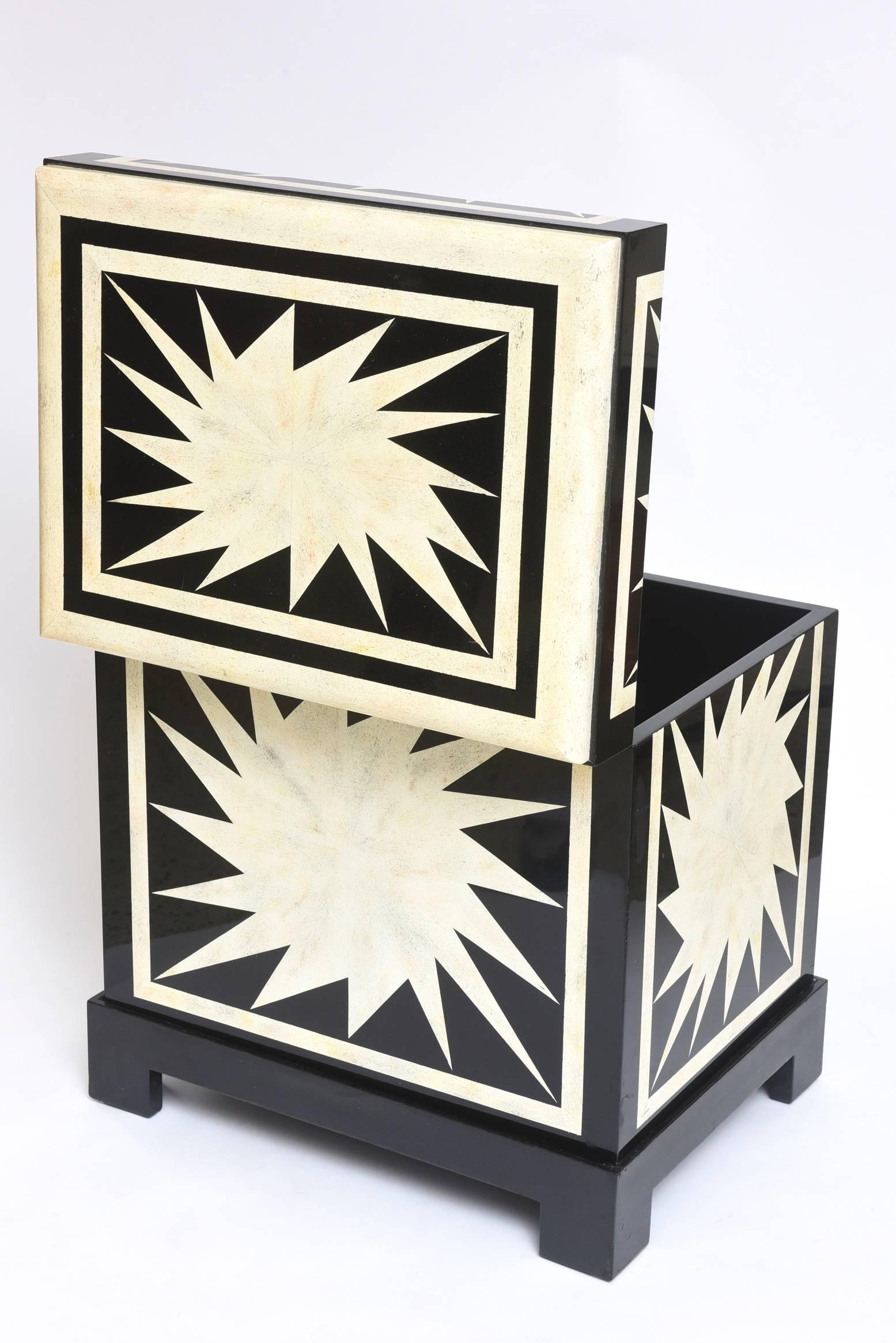 American Karl Springer Kyoto Box/ Side Table