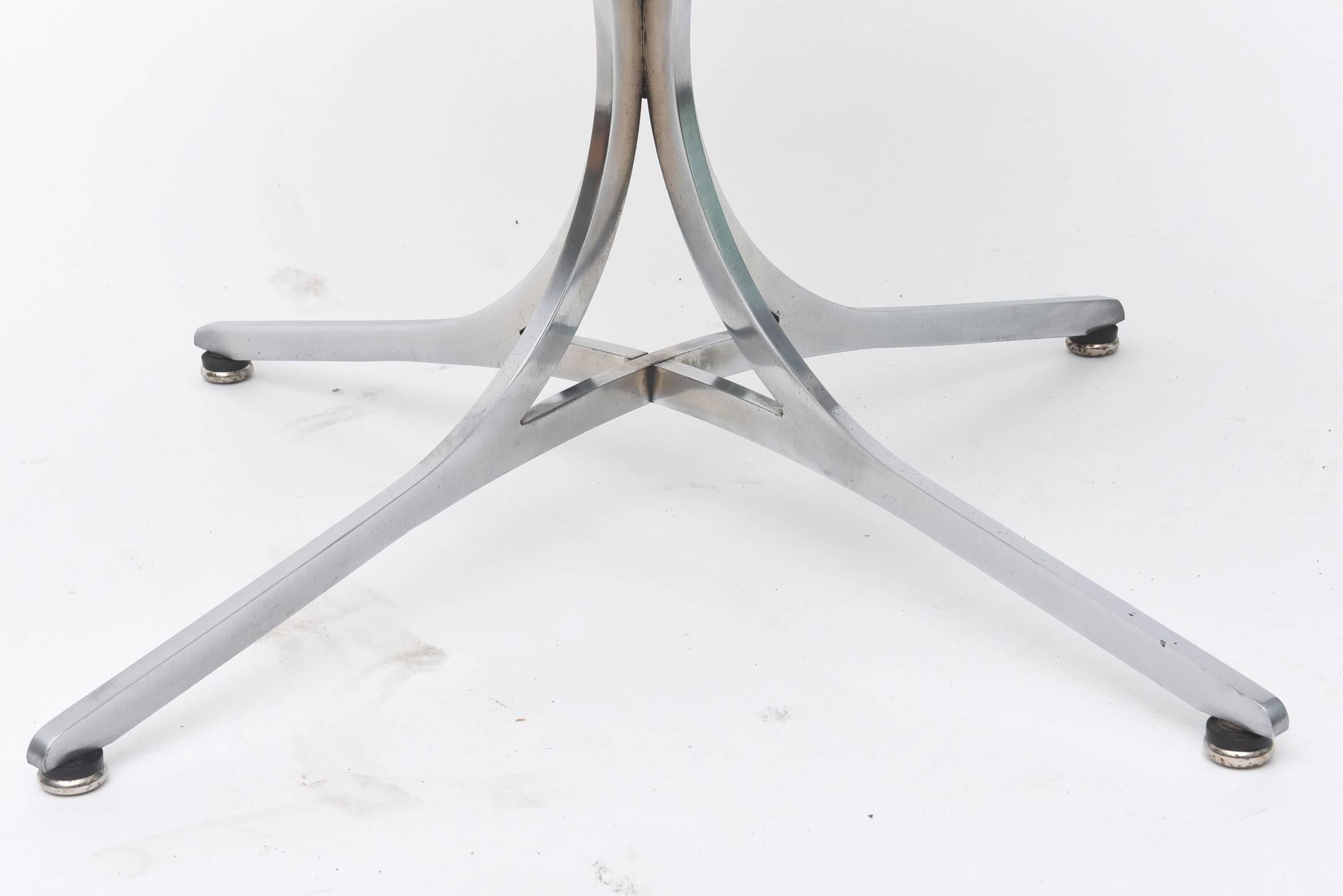 Mid-20th Century Laverne Champagne Chairs on Custom Lotus Bases For Sale