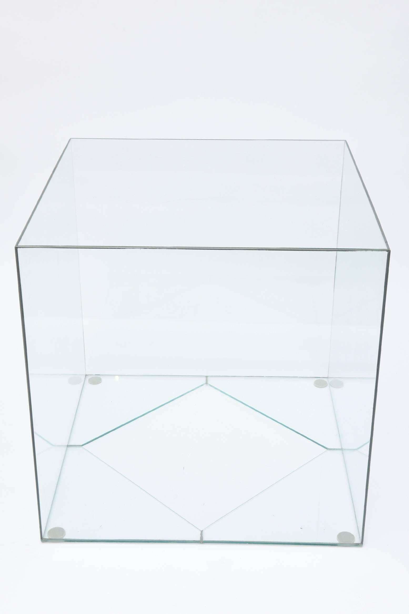 glass cube drawing