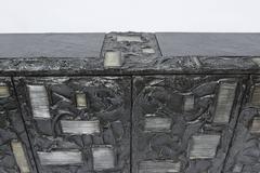 Paul Evans Bronzed Resin and Steel Cabinet
