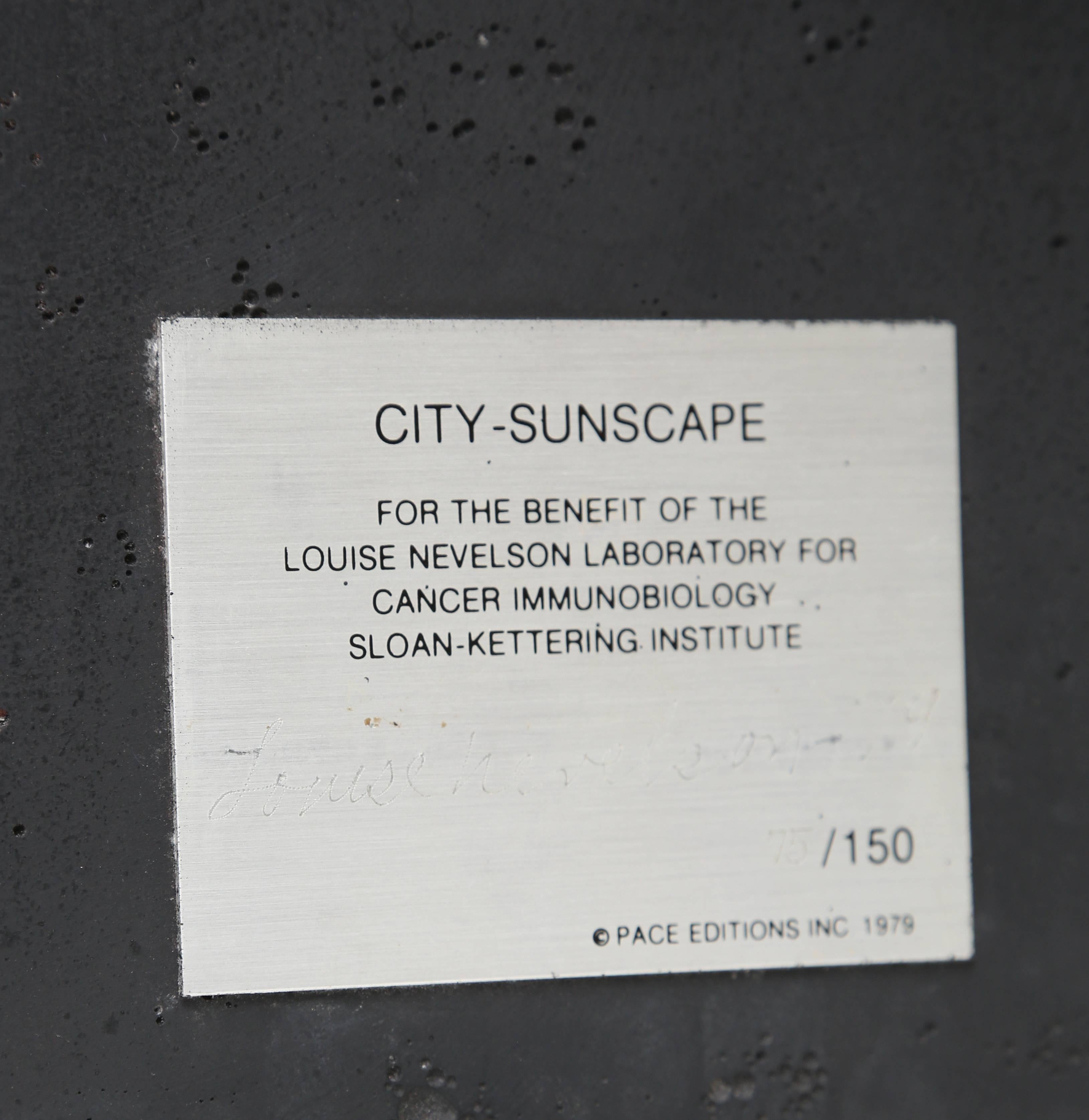 Resin Louise Nevelson City-Sunscape