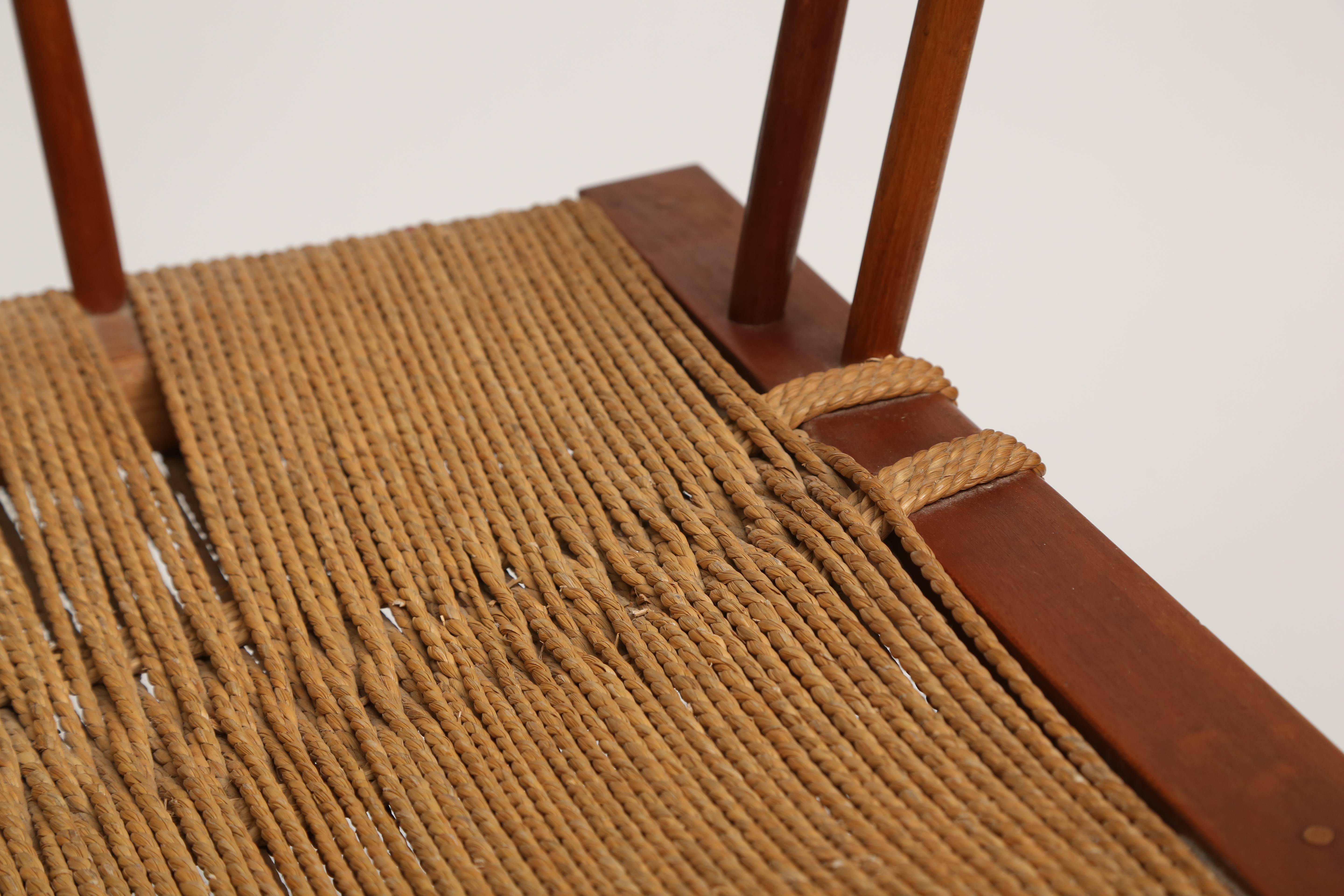 George Nakashima Cherry Grass-Seat Chairs 1