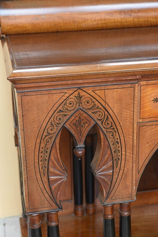 Superb 19th Century Moorish Side Vanity Cabinet 1