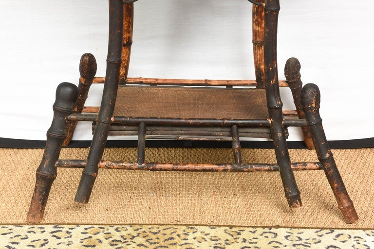 19th Century Rare French Bamboo Table 1