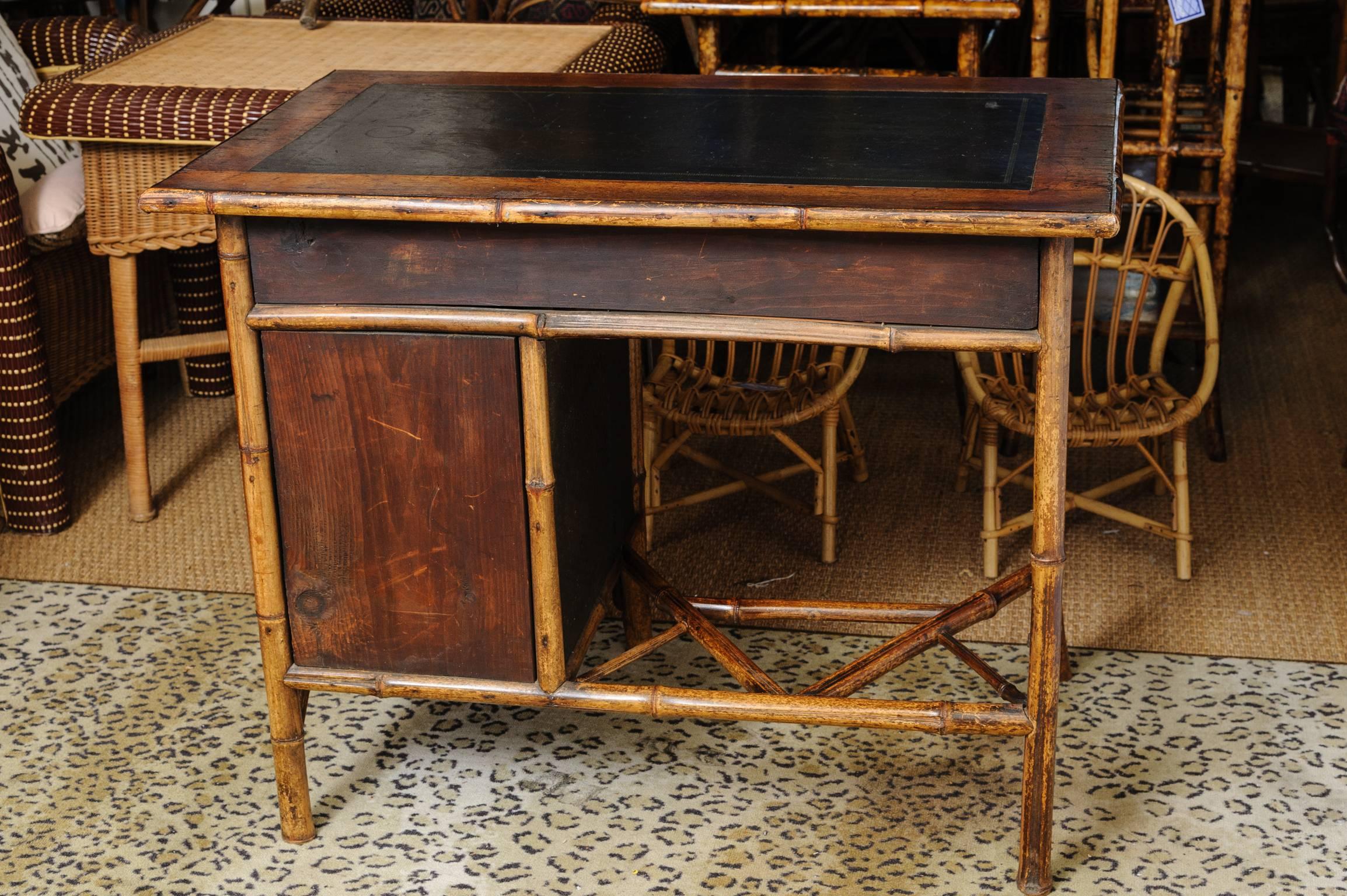 19th Century English Bamboo Desk 5