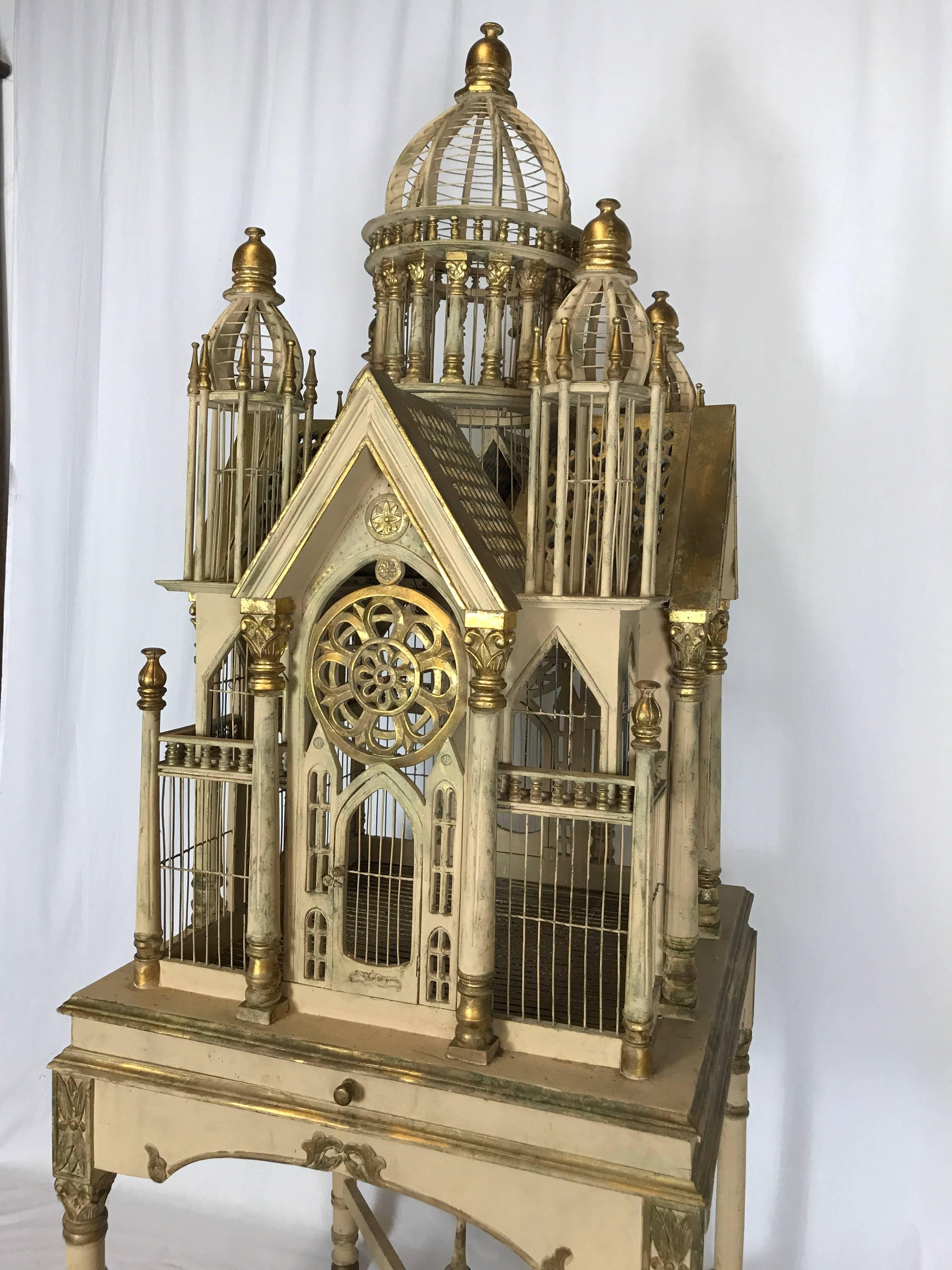 victorian cathedral bird cage