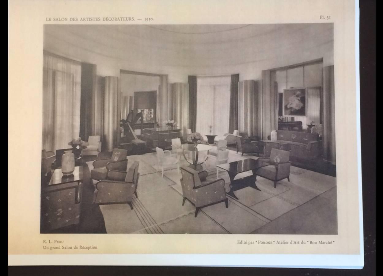 French Rene Prou Single Art Deco Club Chair