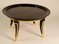 Rousseau et Lardin Low Table with Gilt Trim