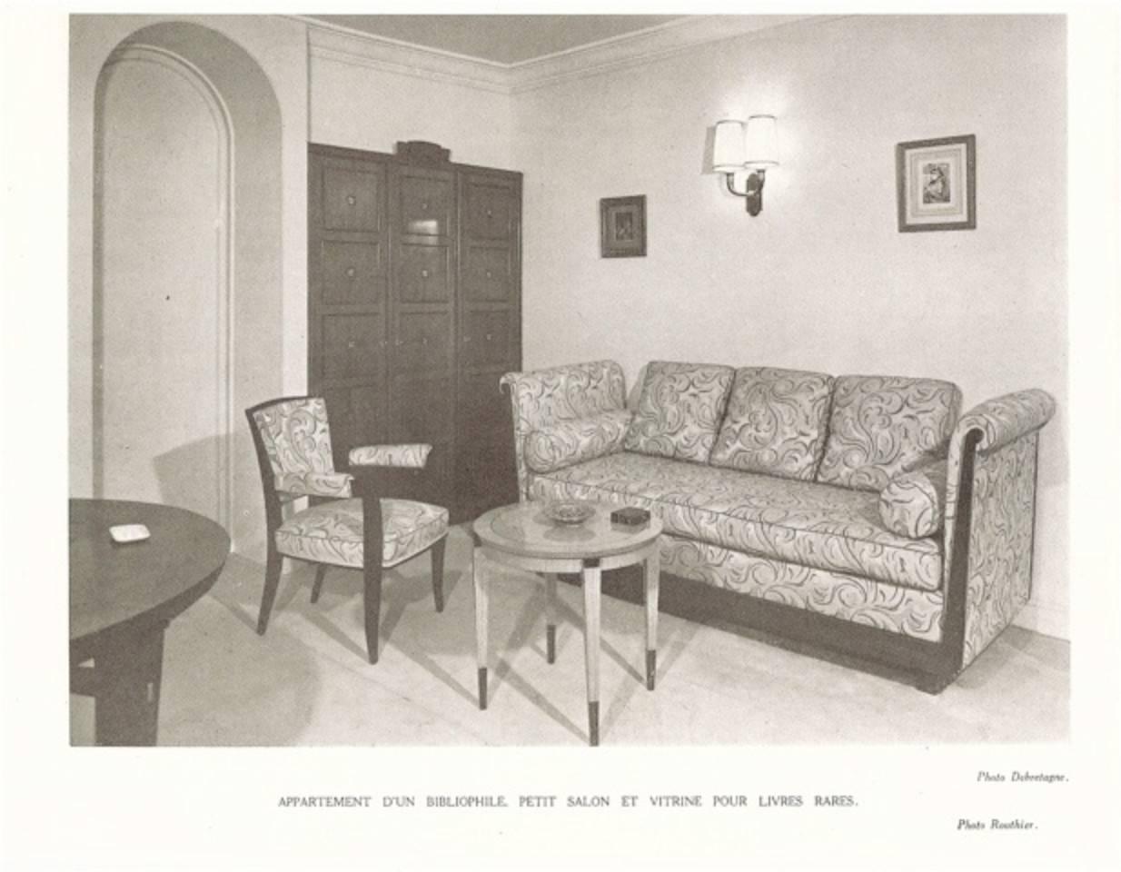 French Art Deco daybed, meridian or sofa by Dominique, circa 1930. Documented. 

Please note this piece is unrestored in the photographs.


DOMINIQUE

From a 1929 French exhibition catalog 