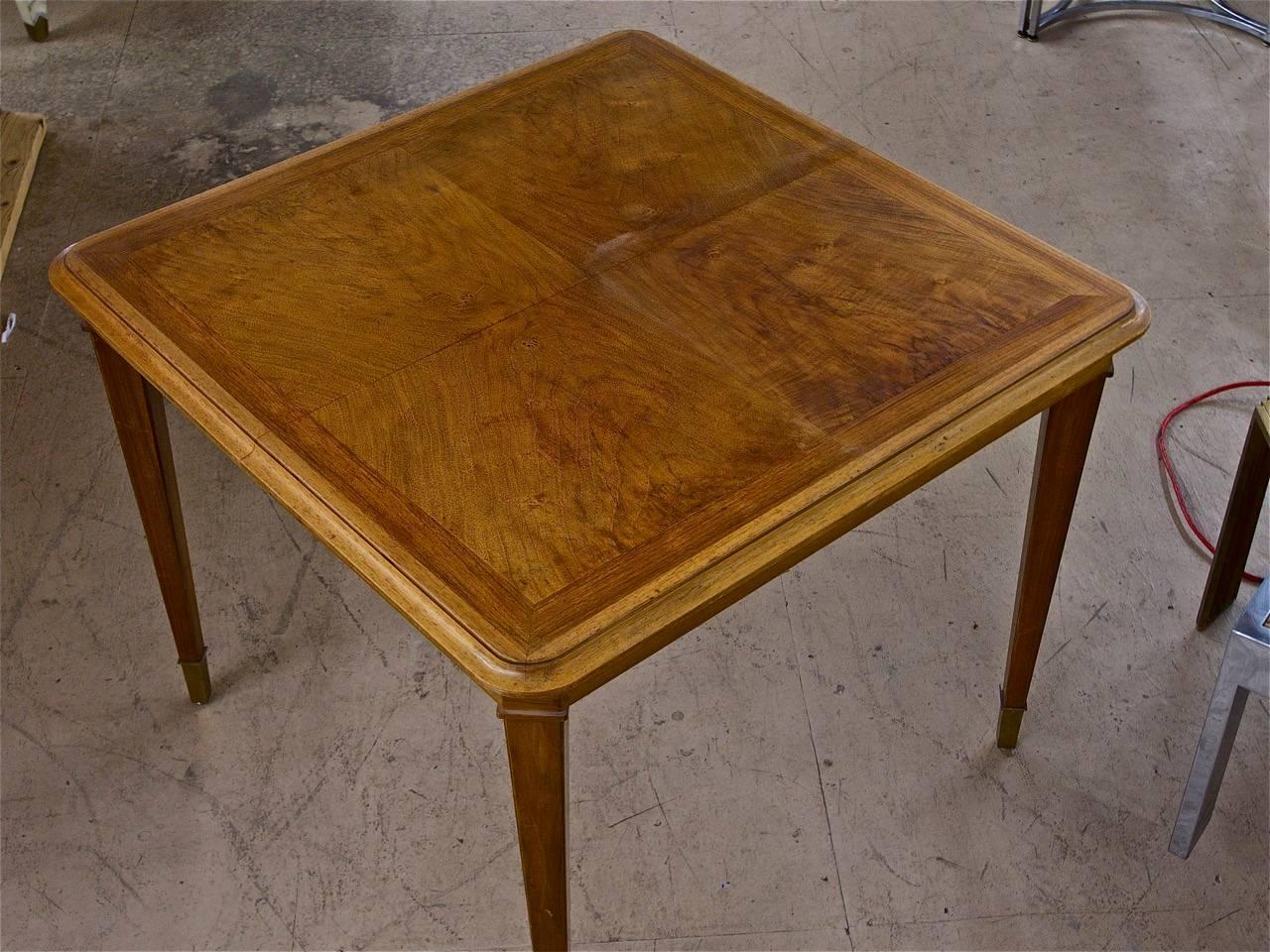 Dominique Dining Table in French Walnut In Good Condition For Sale In Philadelphia, PA