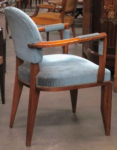 Jean Pascaud French Art Deco pair of armchairs. circa 1935