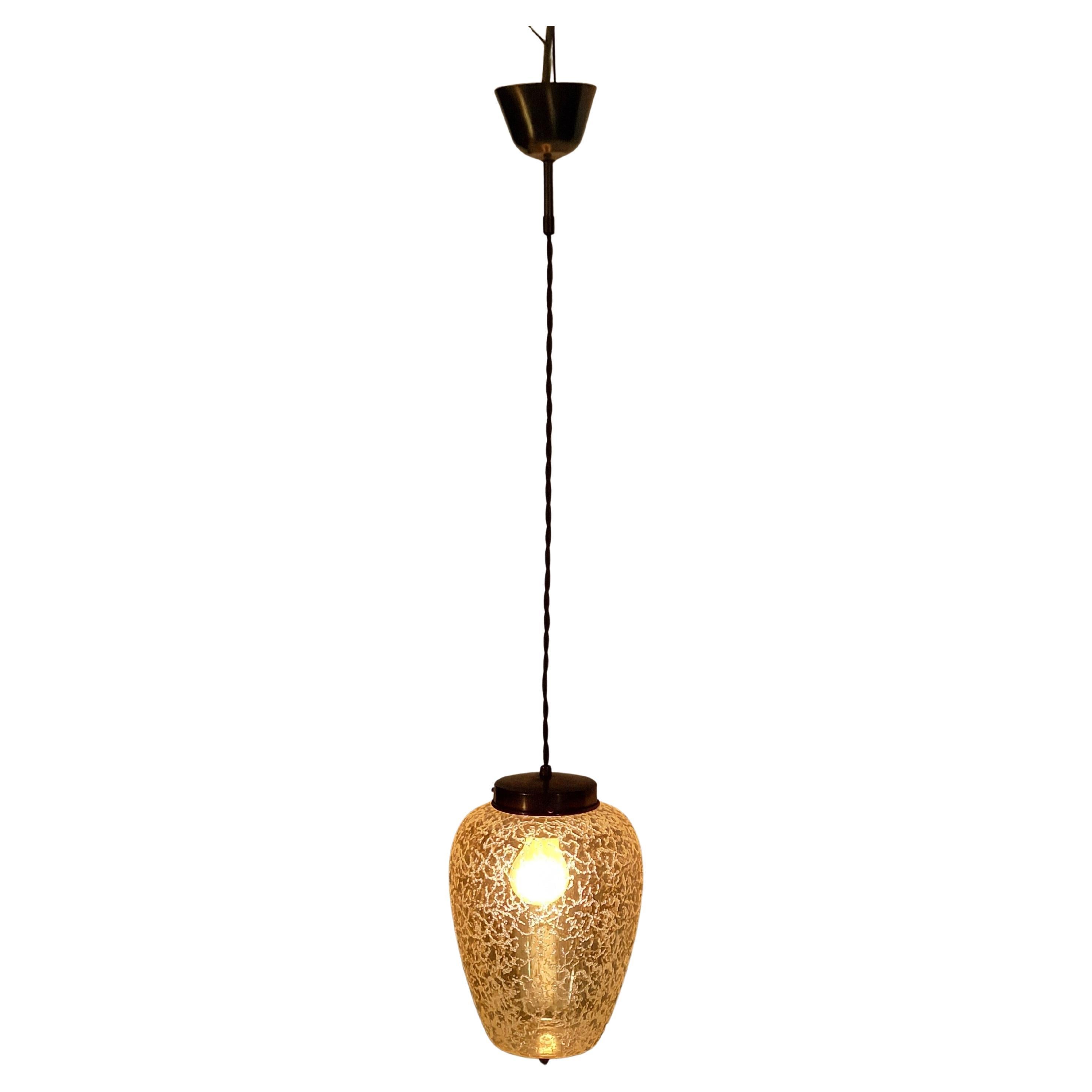Incantevole lampada a sospensione, Mid-Century Design, anni '50, Germania
