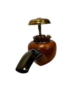 Superbe distributeur de cigarettes vintage extensible de style « pipe », Longchamp, années 1960