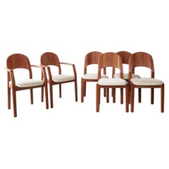 Set of Six Dyrlund Dining Chairs, Mid 20th Century, Danish