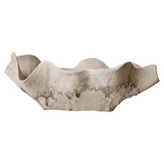 Flourish Light Trough II, 28" di lunghezza, in gres fatto a mano dalla forma unica, pezzo unico nel suo genere
