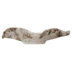 Flourish Light Trough III, 24" di lunghezza, in gres fatto a mano dalla forma unica, pezzo unico nel suo genere