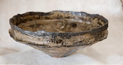 Ciotola grandangolare - 21" in gres, realizzata a mano, pezzo unico
