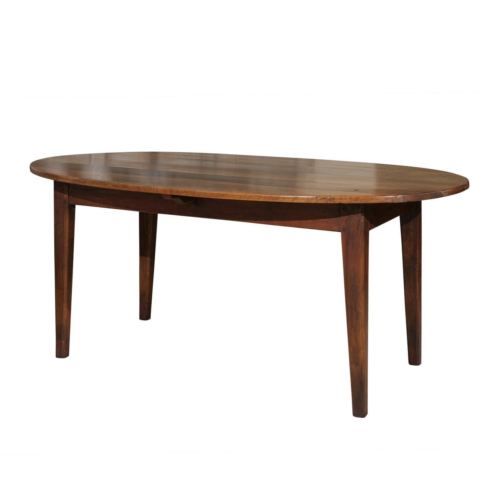 19th Century Walnut Dining Table from France, circa 1880