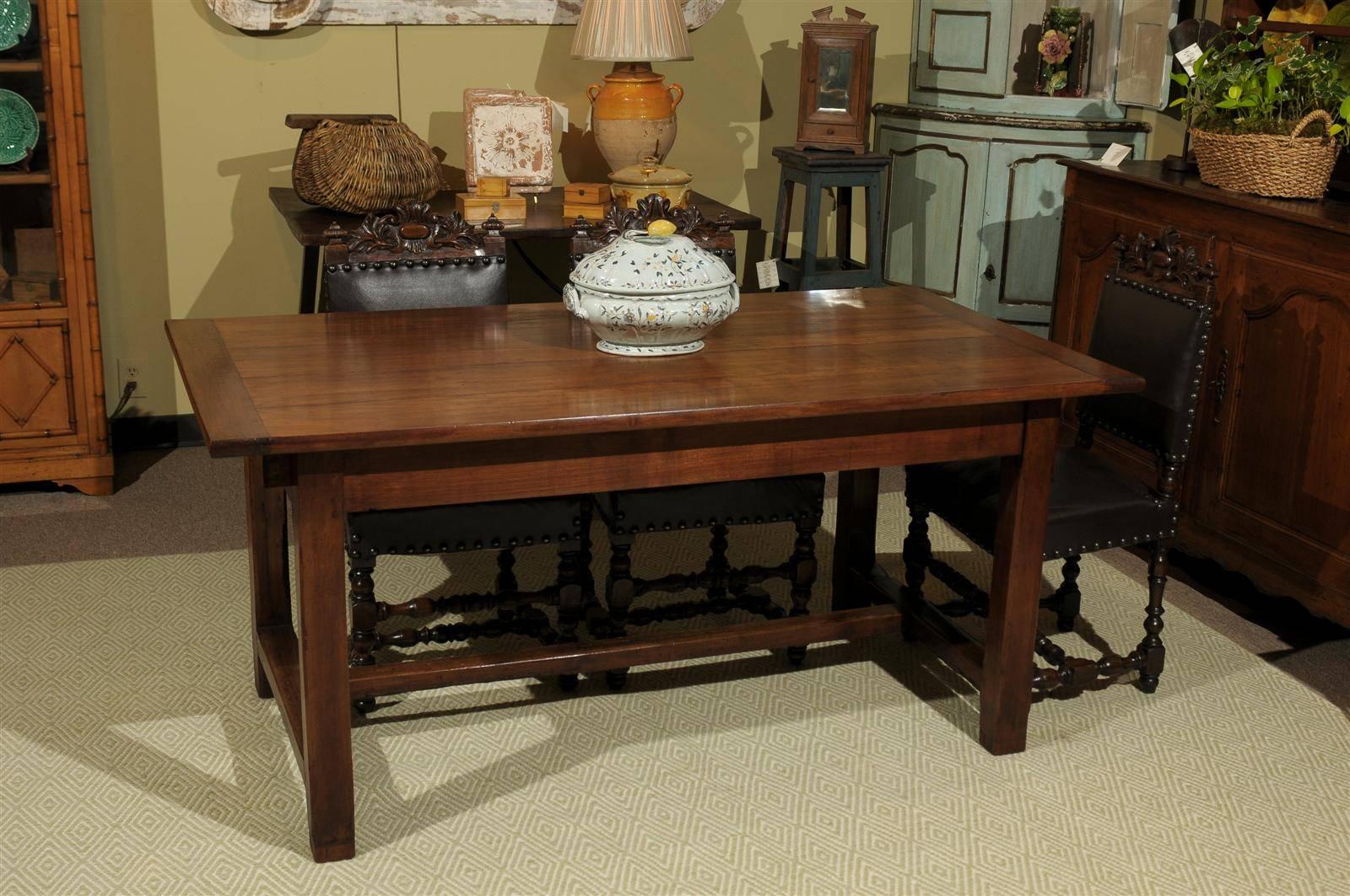 Hand-Crafted 19th Century French Farm Table