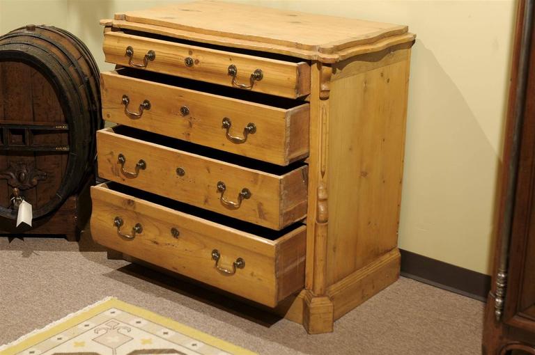 Antique Four Drawer Dutch Pine Chest, circa 1900 For Sale at 1stDibs