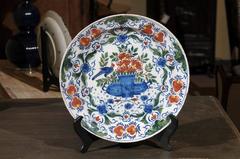 18th Century Delft Charger, circa 1760