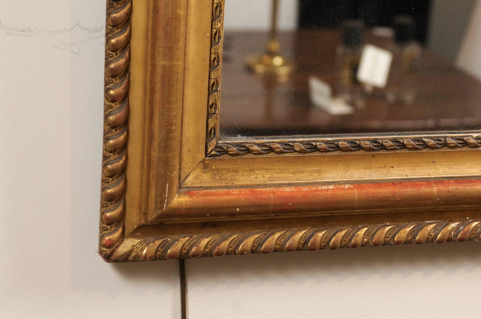 19th Century Louis Philippe  Gold Gilt Mirror, circa 1840 4