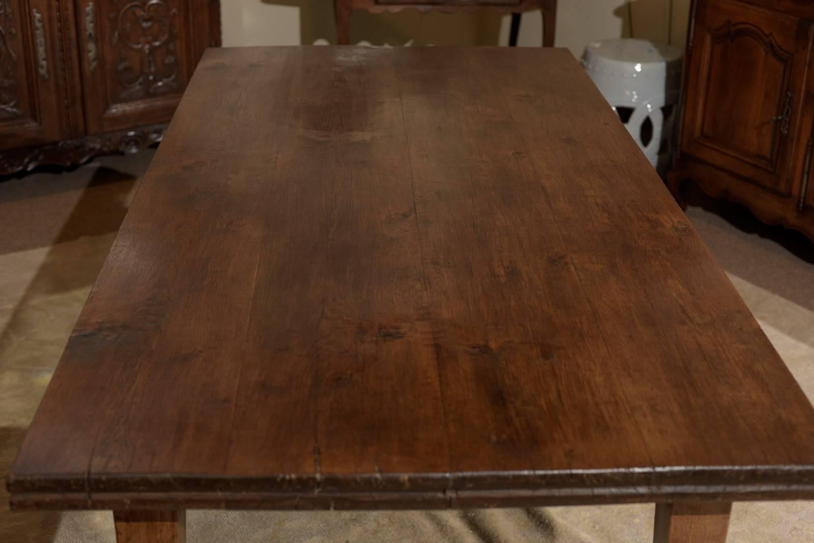 19th Century French Farm Table, circa 1870 For Sale 1
