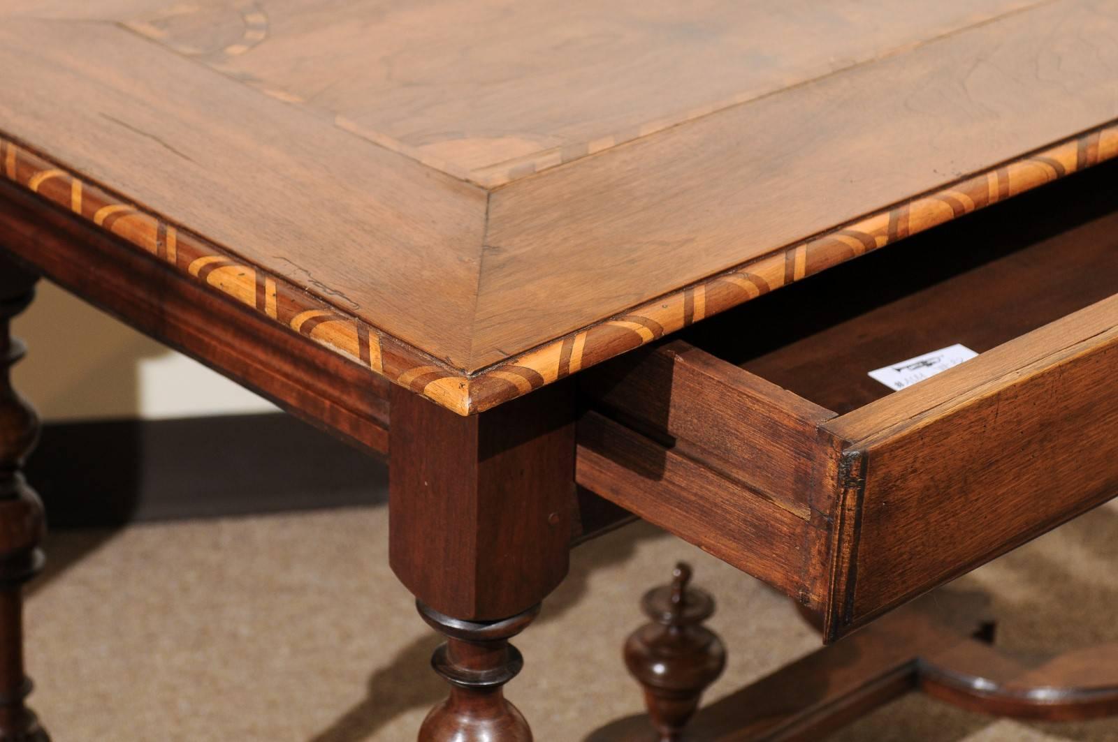 Late 18th Century 18th Century French Walnut Side Table, circa 1790 For Sale