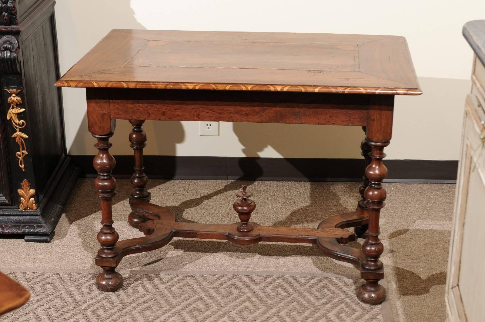 18th Century French Walnut Side Table, circa 1790 For Sale 6