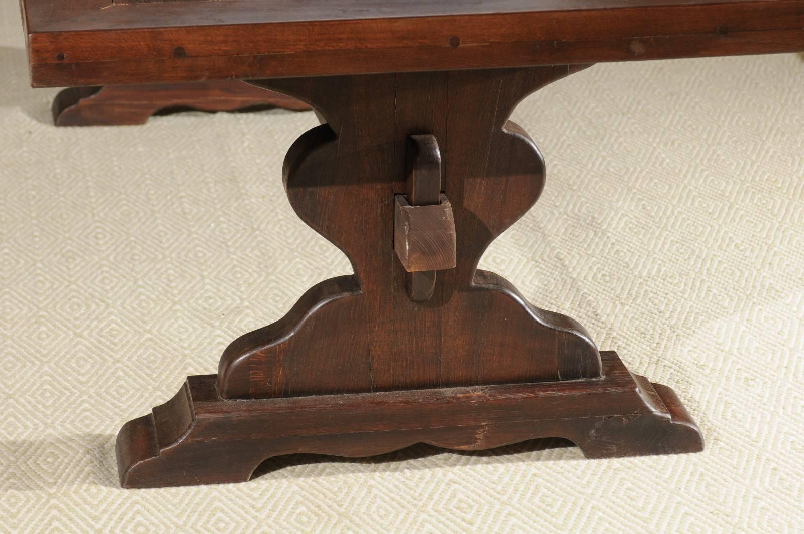 French Monastery Style Dining Table, circa 1950 2
