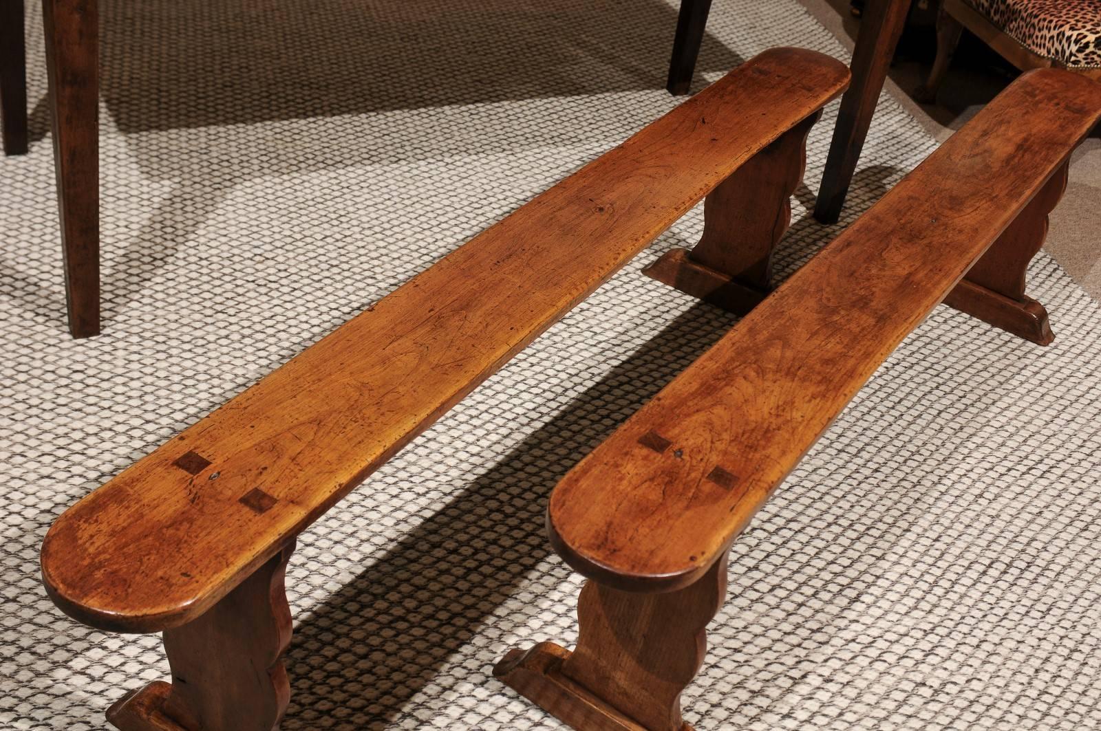 Single 19th Century French Bench, 1890 For Sale 1