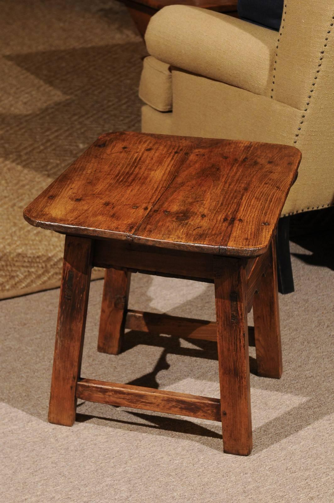 19th Century Pine Shepherds Table from Spain 2