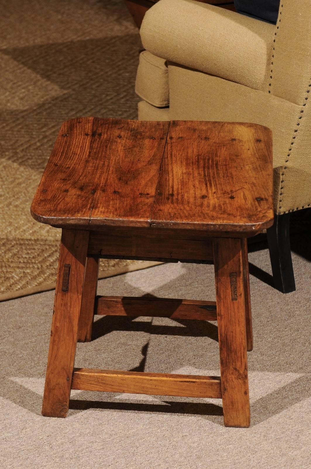 19th Century Pine Shepherds Table from Spain 4