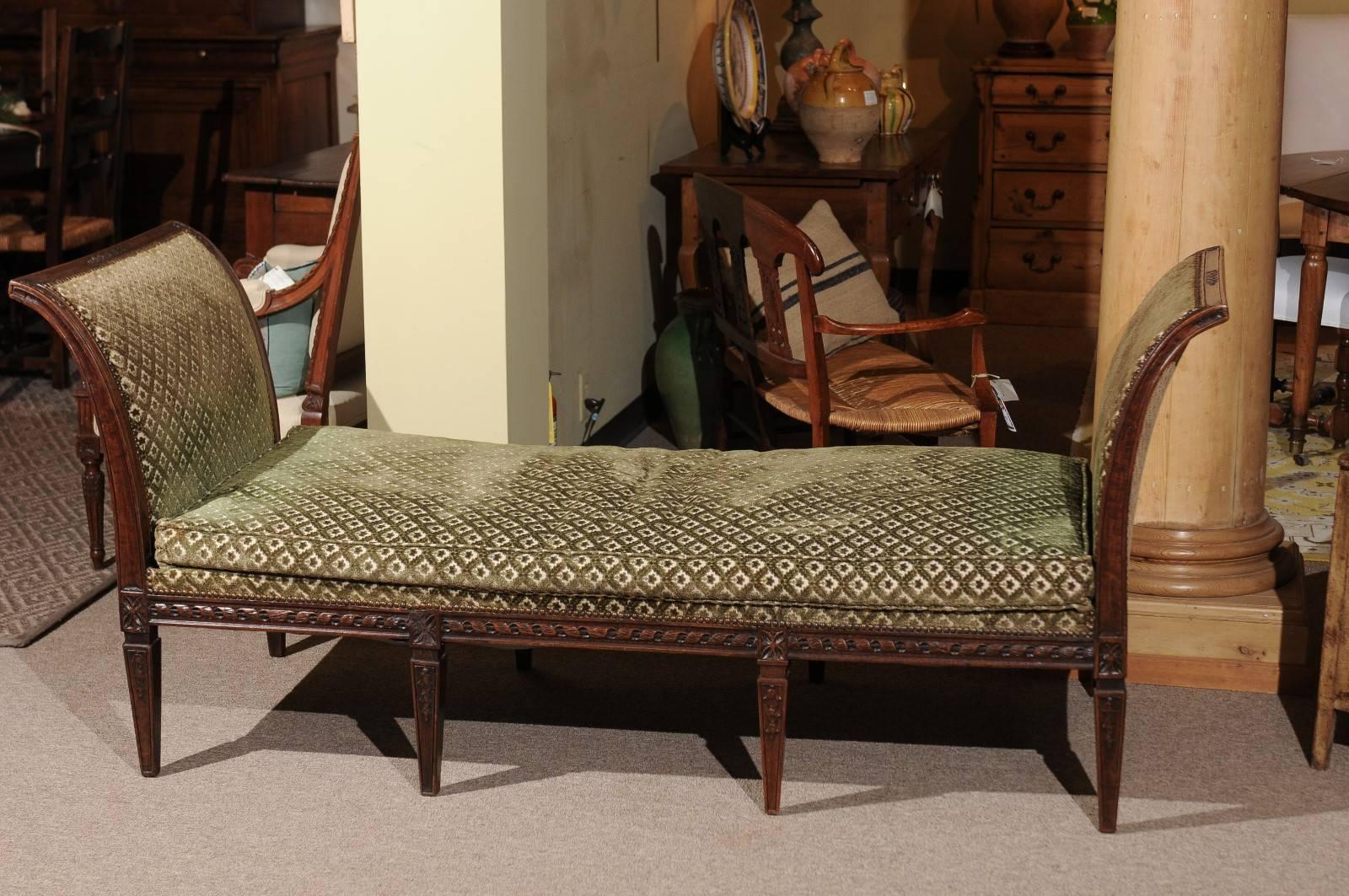 Late 18th Century Directoire Period Daybed, circa 1790 5