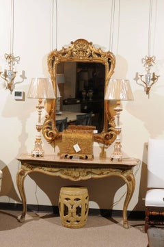 Louis XV Style Painted Console, circa 1900