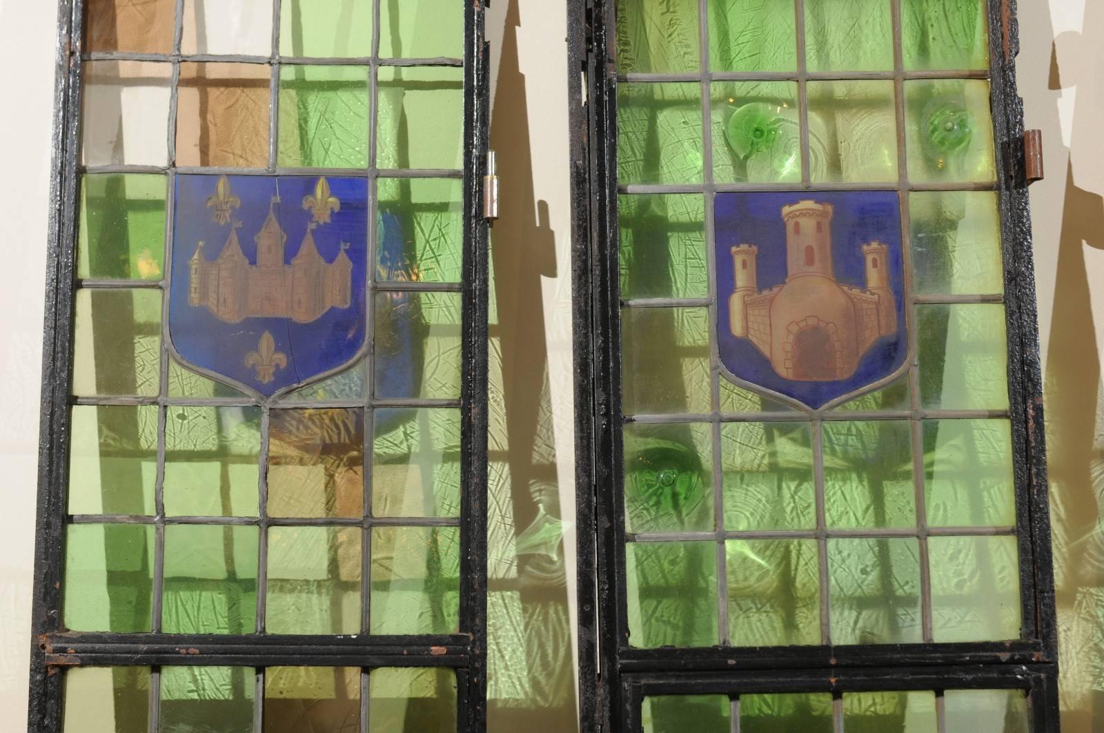 Five 19th Century Stained Glass Panels from France 4