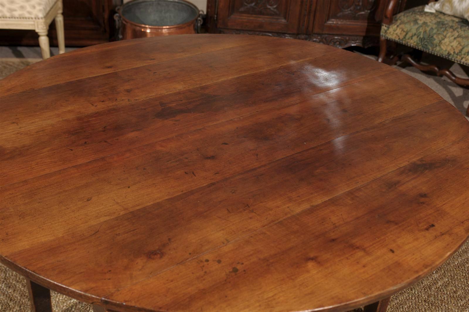 19th Century Cherry Dining Table 1