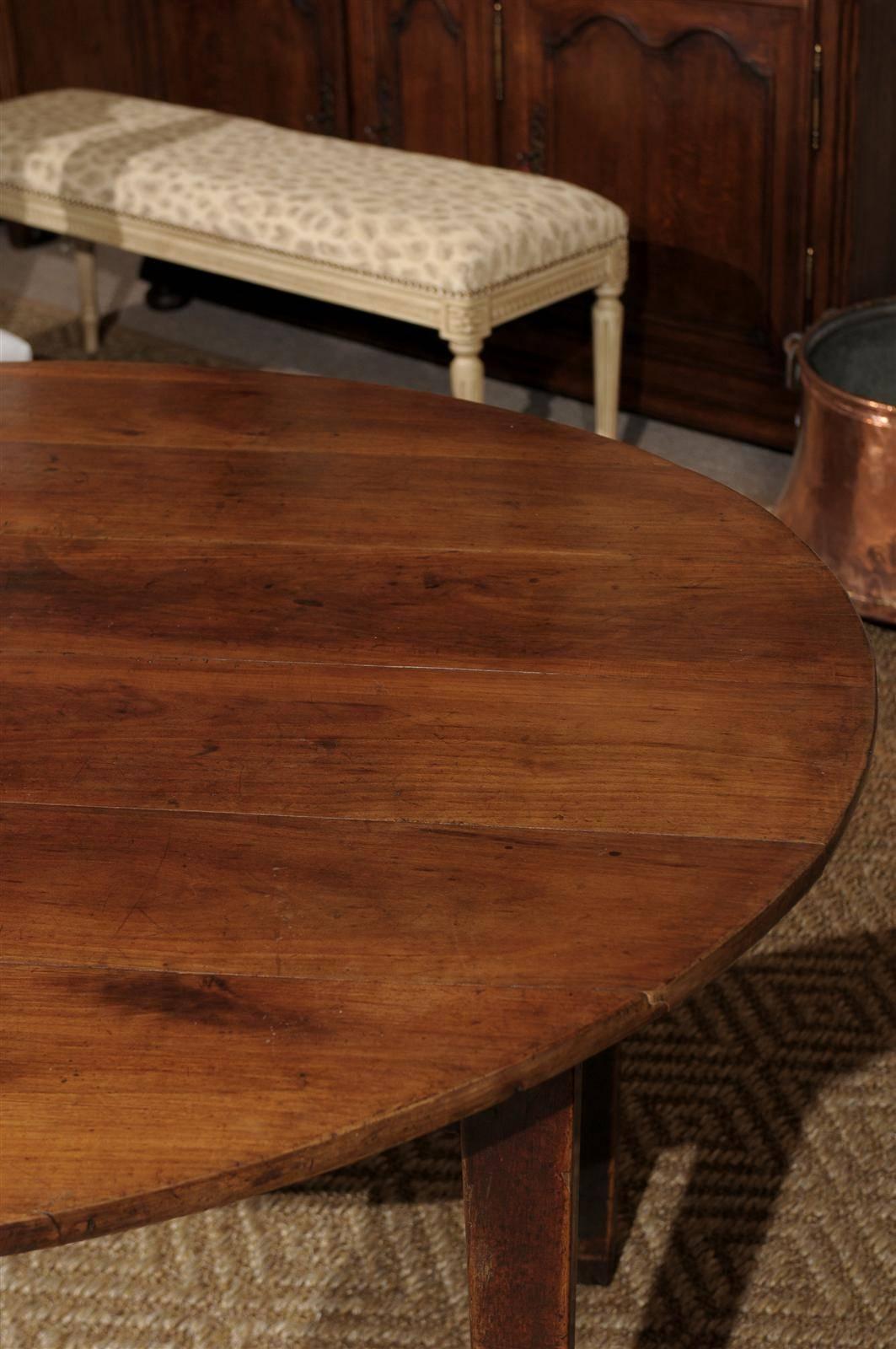 19th Century Cherry Dining Table 3