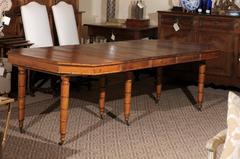 Late 19th Century Faux Bamboo Dining Table from France