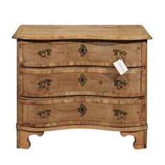 19th Century German Chest with Serpentine Front, Circa 1880