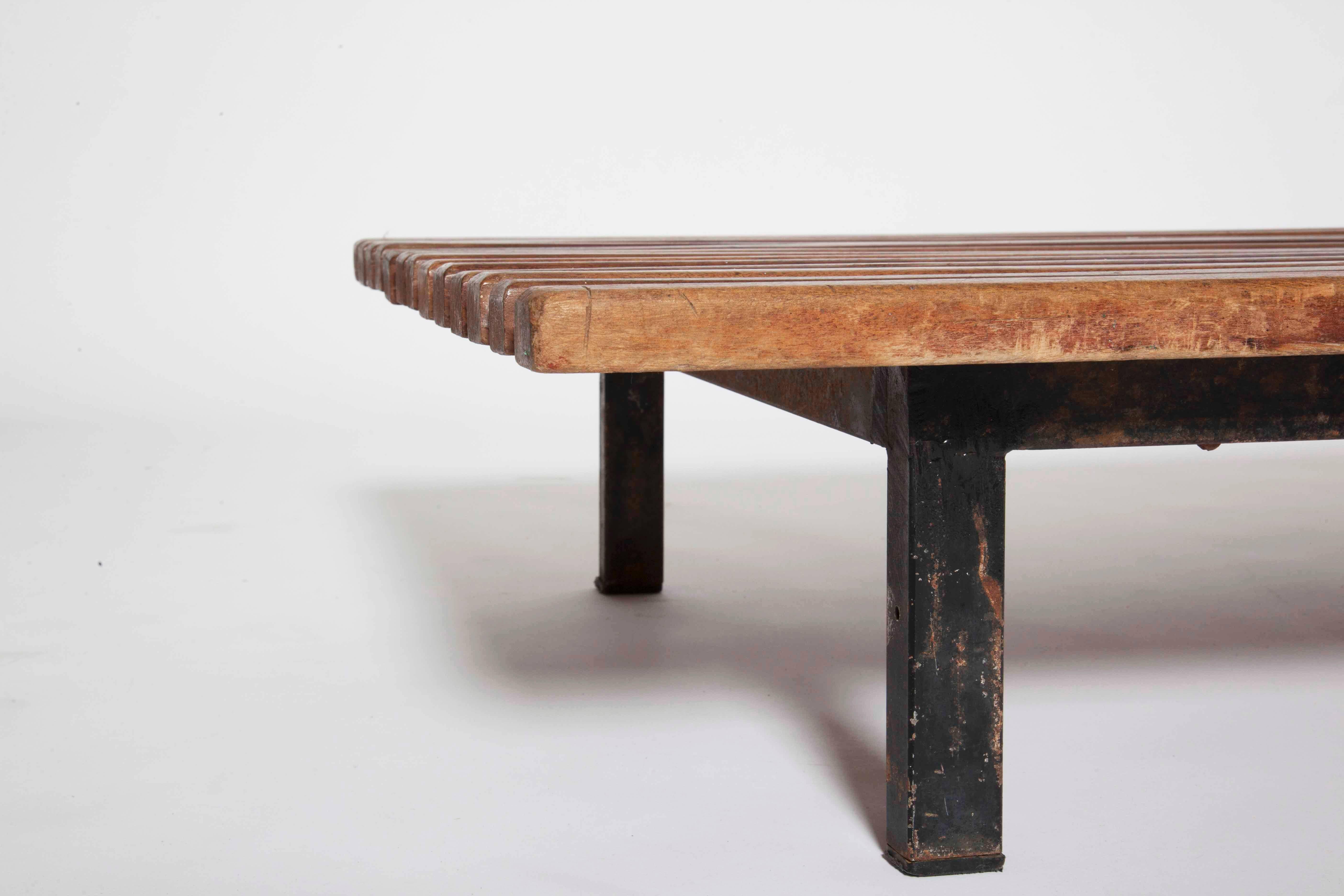 Charlotte Perriand, Sub-Sahara bench, circa 1950 oak.