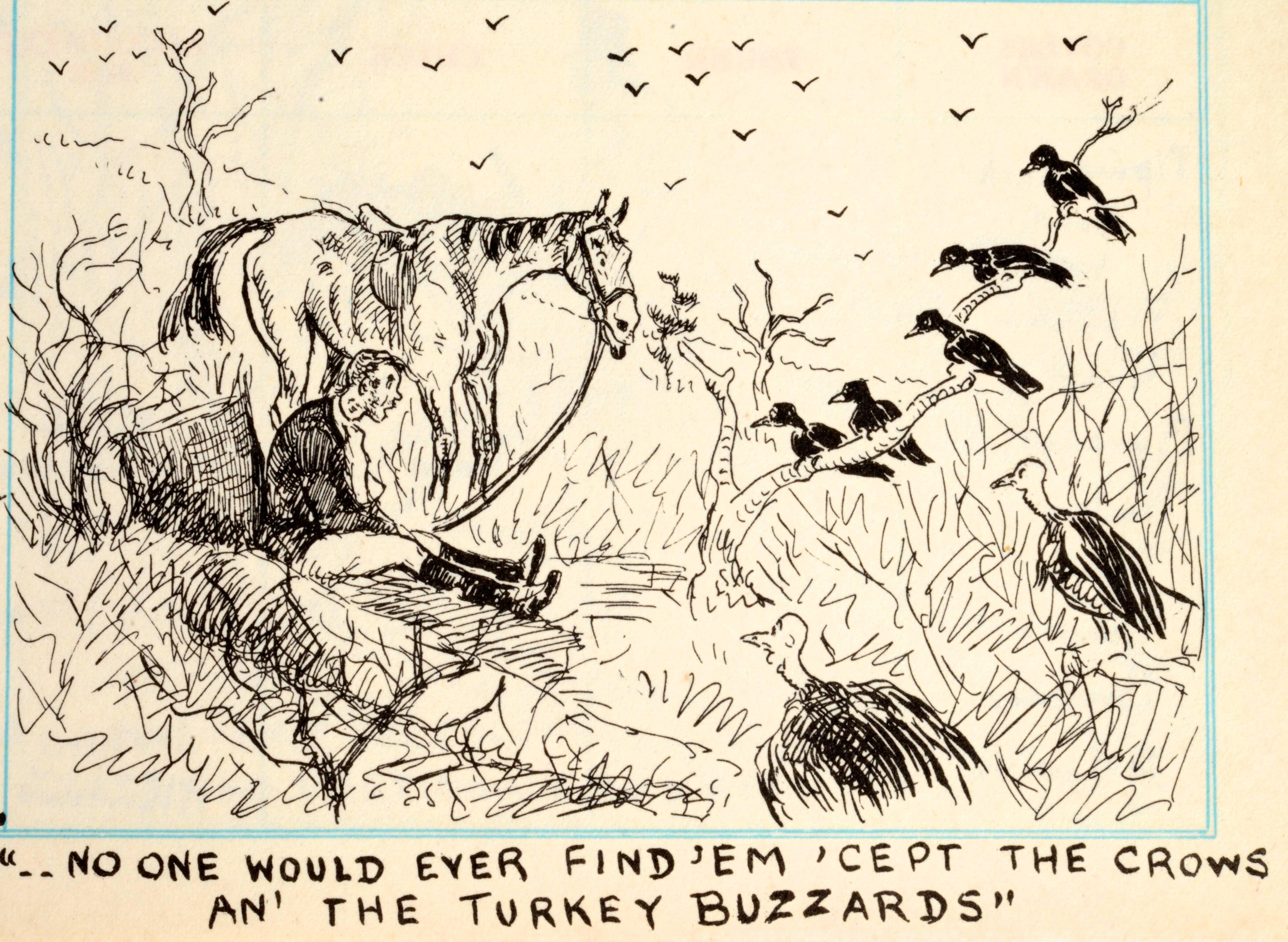 20th Century Betty Babcock's Illustrated Hunting Diary