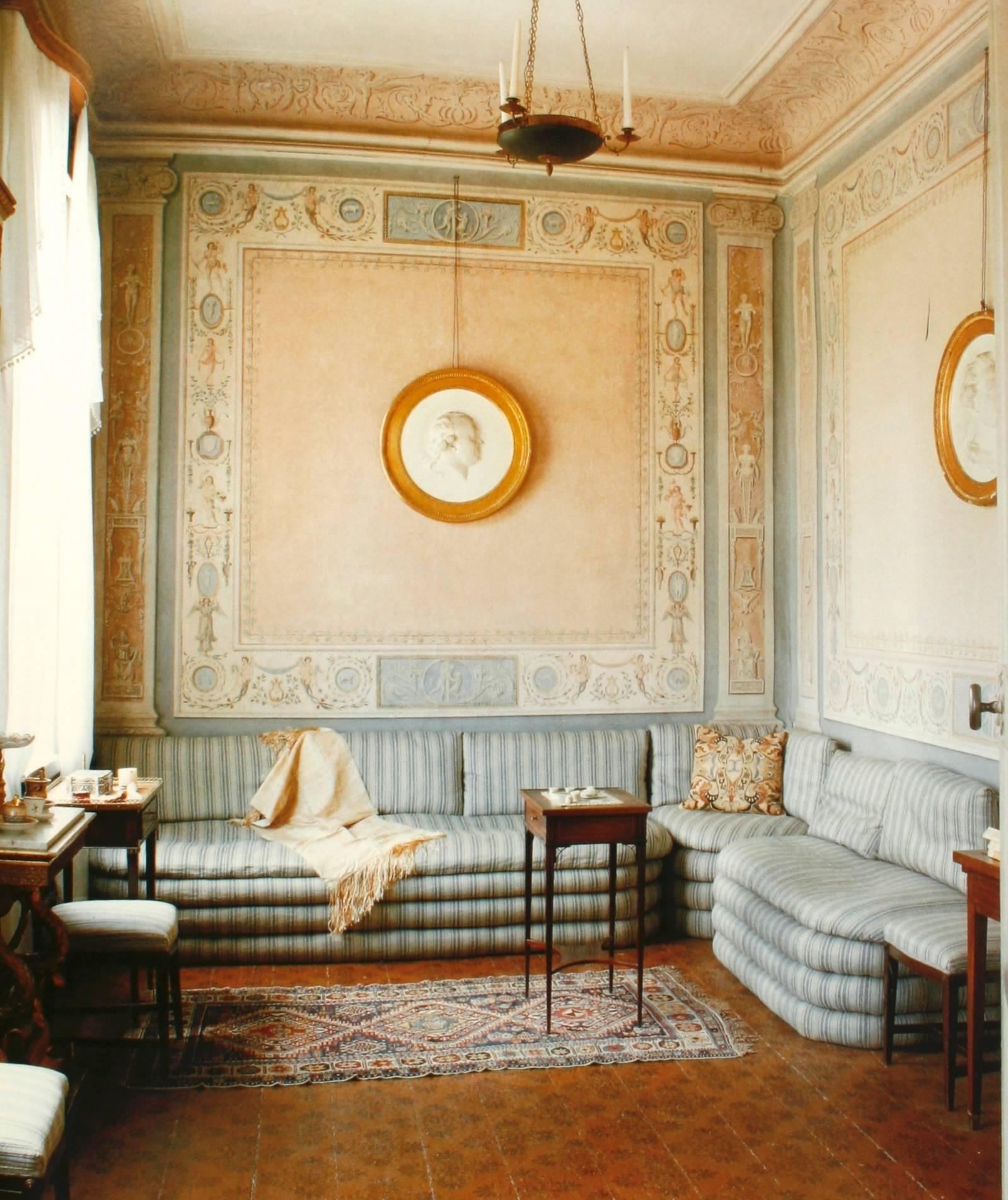 Neoclassicism in the north Swedish furniture and interiors, 1770-1850 by Hakan Groth, 1990. Rizzoli, New York. A variety of Swedish interiors from royal salons with exquisite Pompeian ornament to modest spatter-painted Biedermeier halls. A