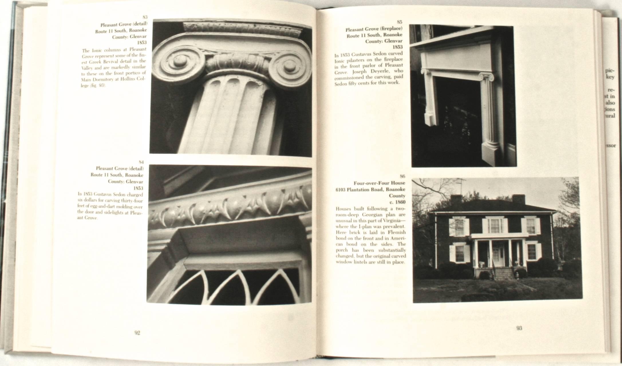 The Architectural Heritage of the Roanoke Valley First Edition 1