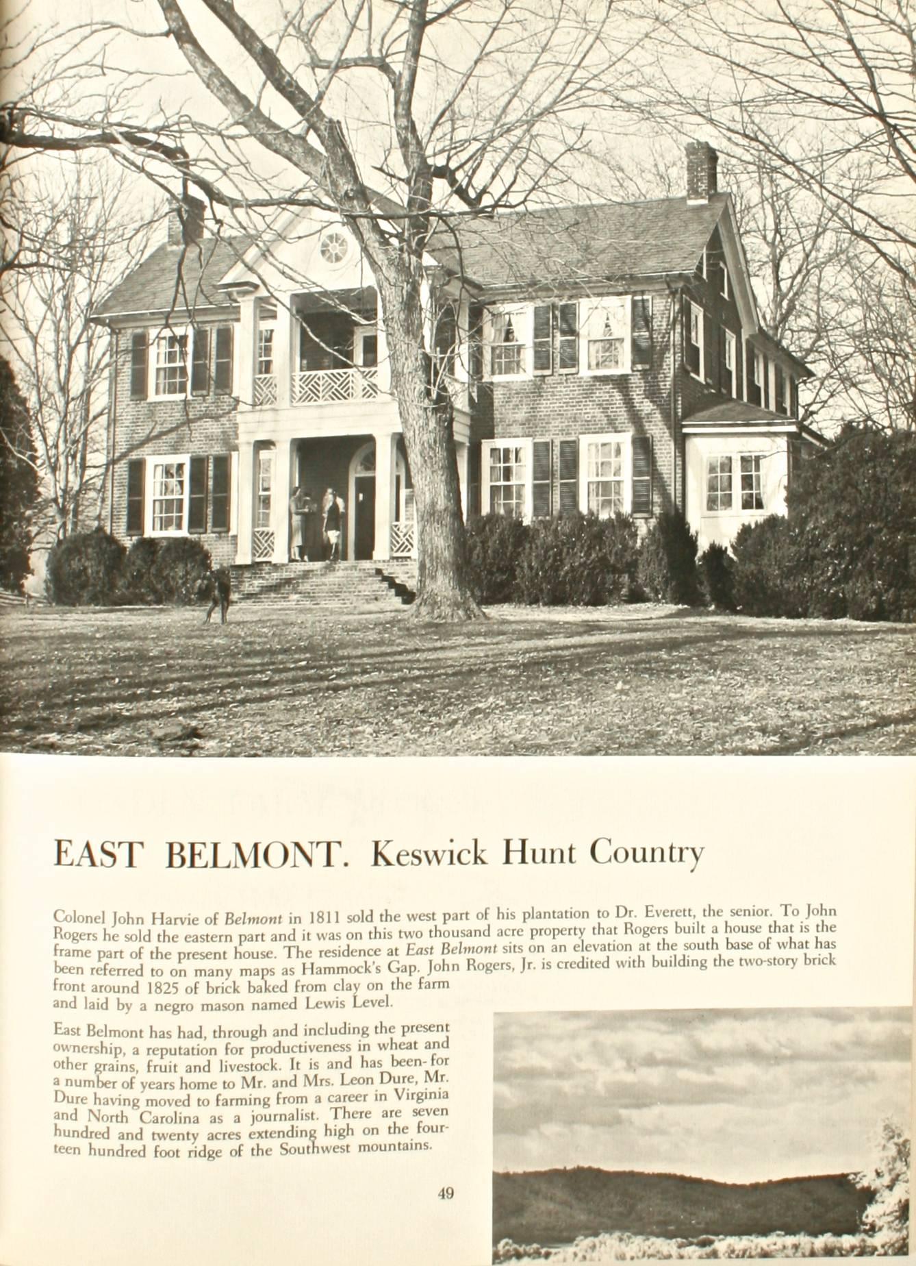 Virginia House Tour Mainly in the Locale Known as Mr. Jefferson's Country 1st Ed 1